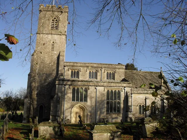 Church of England parish church of St. John The Evangelist, Taynton, Oxfordshire, seen from the south