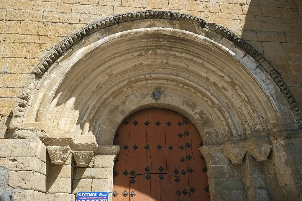 Kirche San Martín in Capella in Aragón (Spanien)