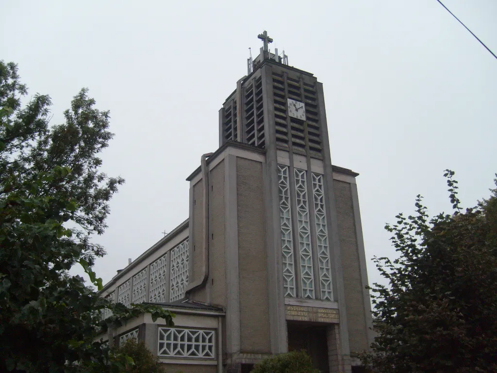 The church in Gąbin, Poland