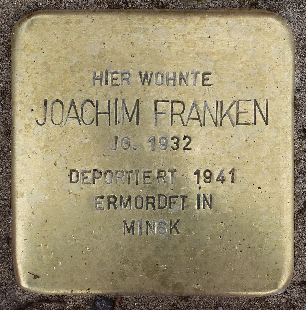 Stolperstein für Joachim Franken