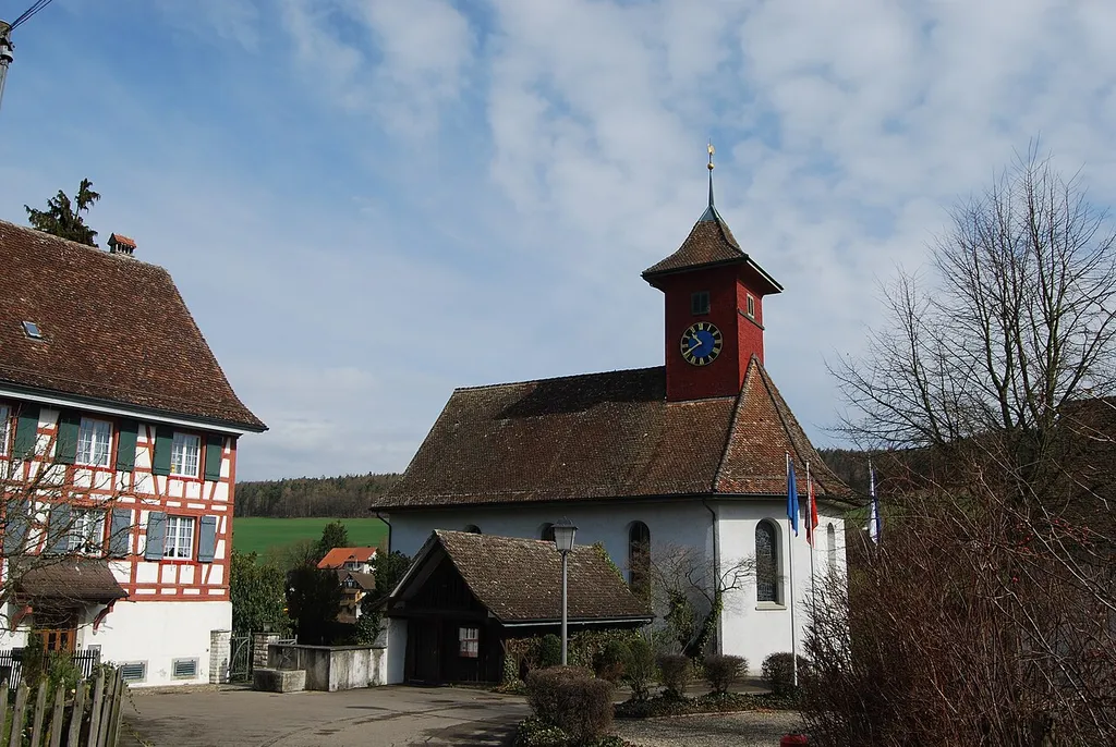 Church of Bachs, canton of Zürich, Switzerland