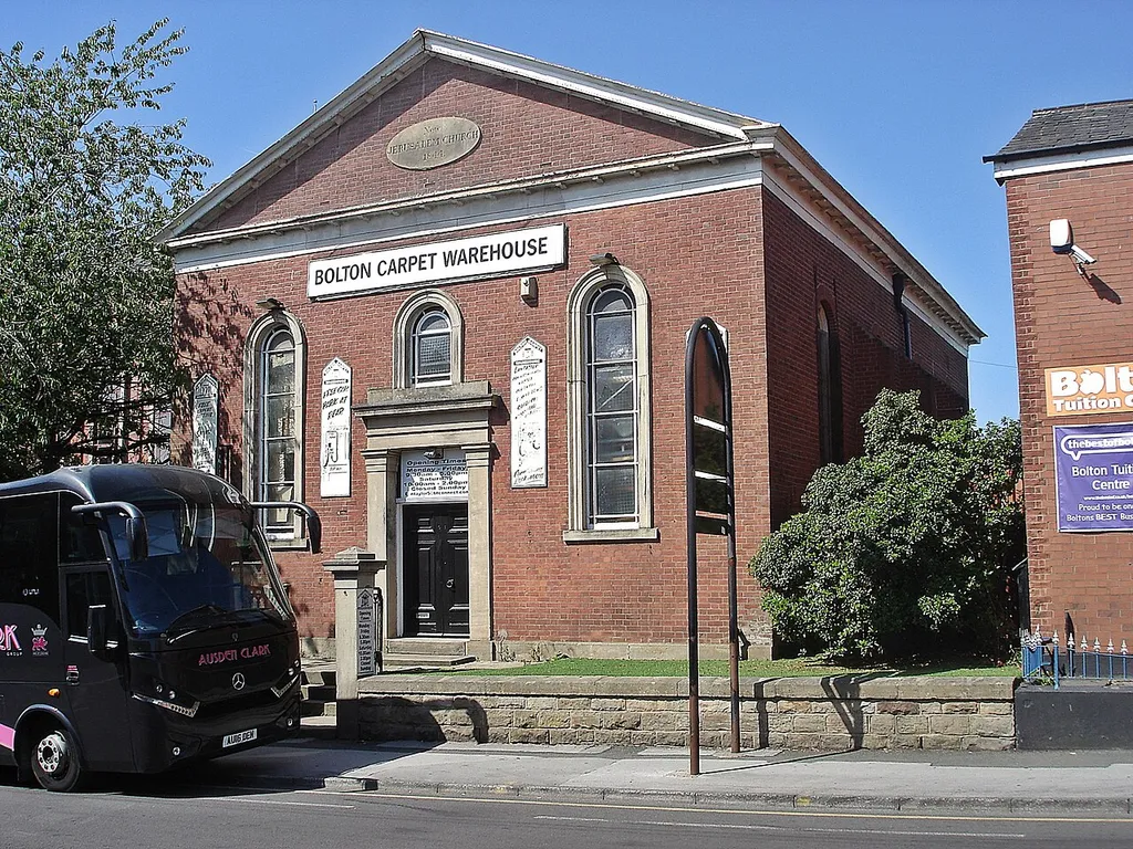 Former New Jerusalem Church, Bolton. A Grade II listed building.