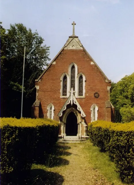 Christ Church, Longcross, Surrey, seen from the south