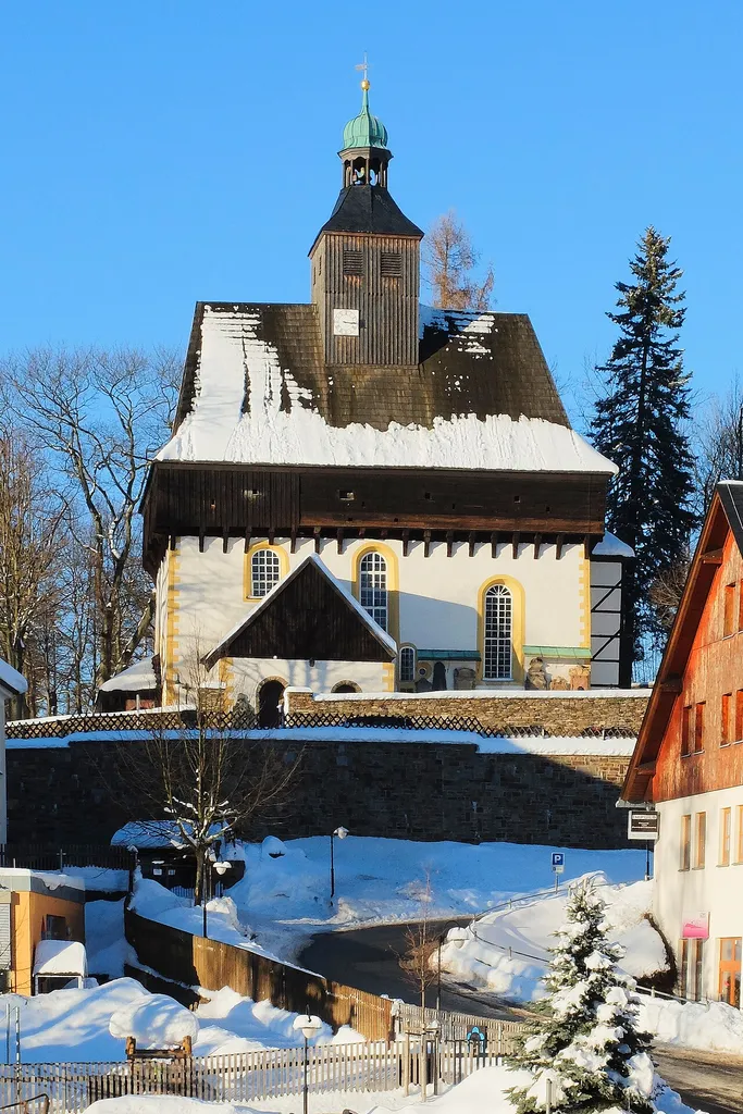 Wehrgangkirche Großrückerswalde Kirchberg 6 ID: 08964537 50.630583, 13.120237