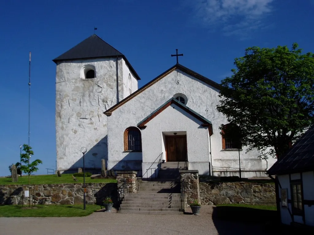 Church at Östra Sallerup, Scania, Sweden