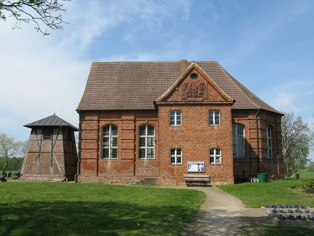 Church in Balow, Mecklenburg, Germany