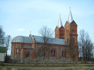 Saint Lawrence church in Stirniene