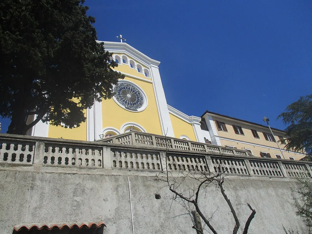 This Mary's church in Podmurvice is built in 1934 and dedicated to Mary Help of Christians.