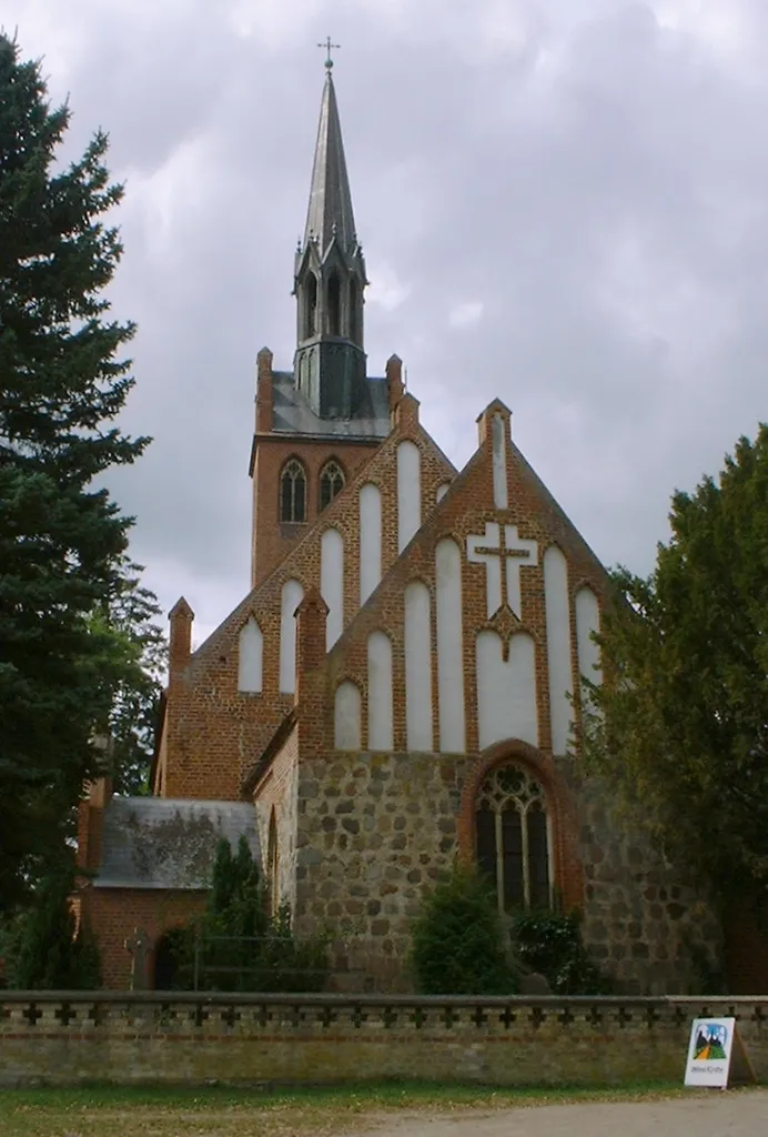 Church in Basedow in Mecklenburg-Western Pomerania, Germany