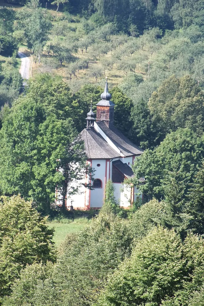 Saint Wolfgang Church in Zelená Lhota, the Czech Republic.