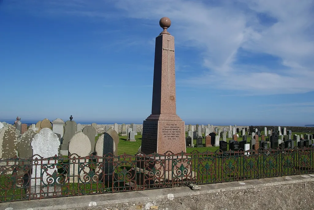 War memorial at Skaill