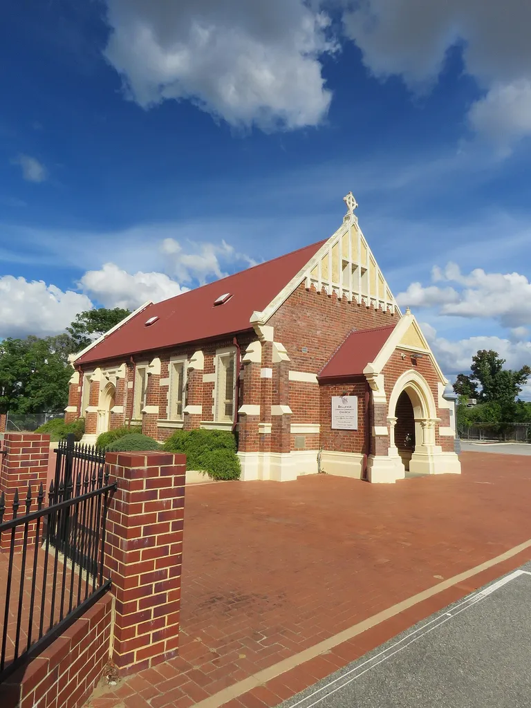 The state heritage listed Church of the Good Shepherd, Bellevue, Western Australia