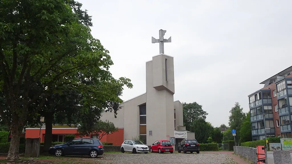 Kreuzkirche in Lübeck-St. Jürgen am 19. August 2022