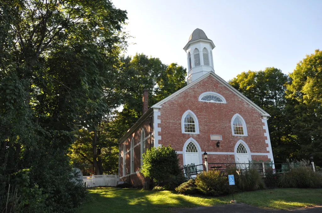 Reformed Protestant Dutch Church of Klyne Esopus, now a local historical society museum, Esopus, New York.