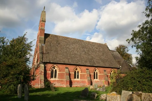 St.Michael's church, Hoveringham By William Knight in 1865 on the site of an earlier church and retains an early Norman tympanum
