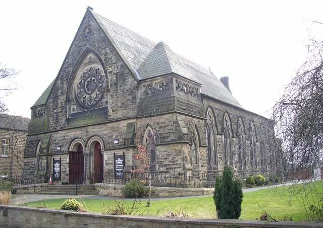 Methodist chapel, Main Street, Burley in Wharfedale Built in 1867, alongside the older Wesleyan chapel.