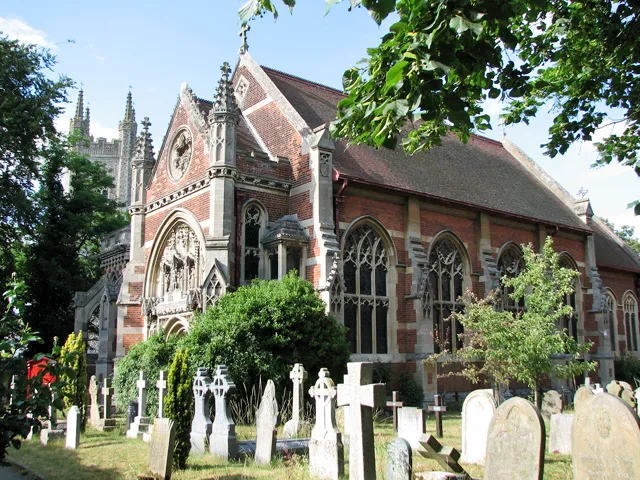 Roman Catholic church of St Edmund, St Mary's Street, Bungay, Suffolk, seen from the south