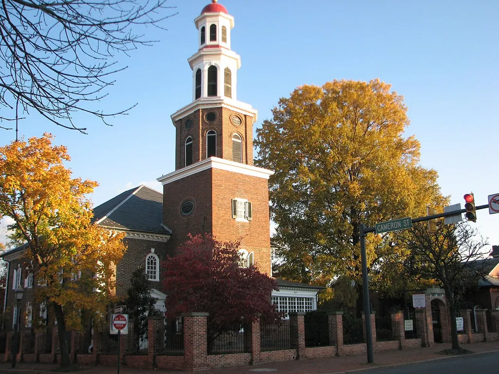 Photograph of Christ Church in Alexandria, Virginia, taken on November 3rd, 2006, at approximately 4:30 PM EST, by RebelAt.