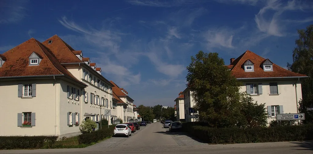 Wacker-Werkssiedlung in der Liebigstr.