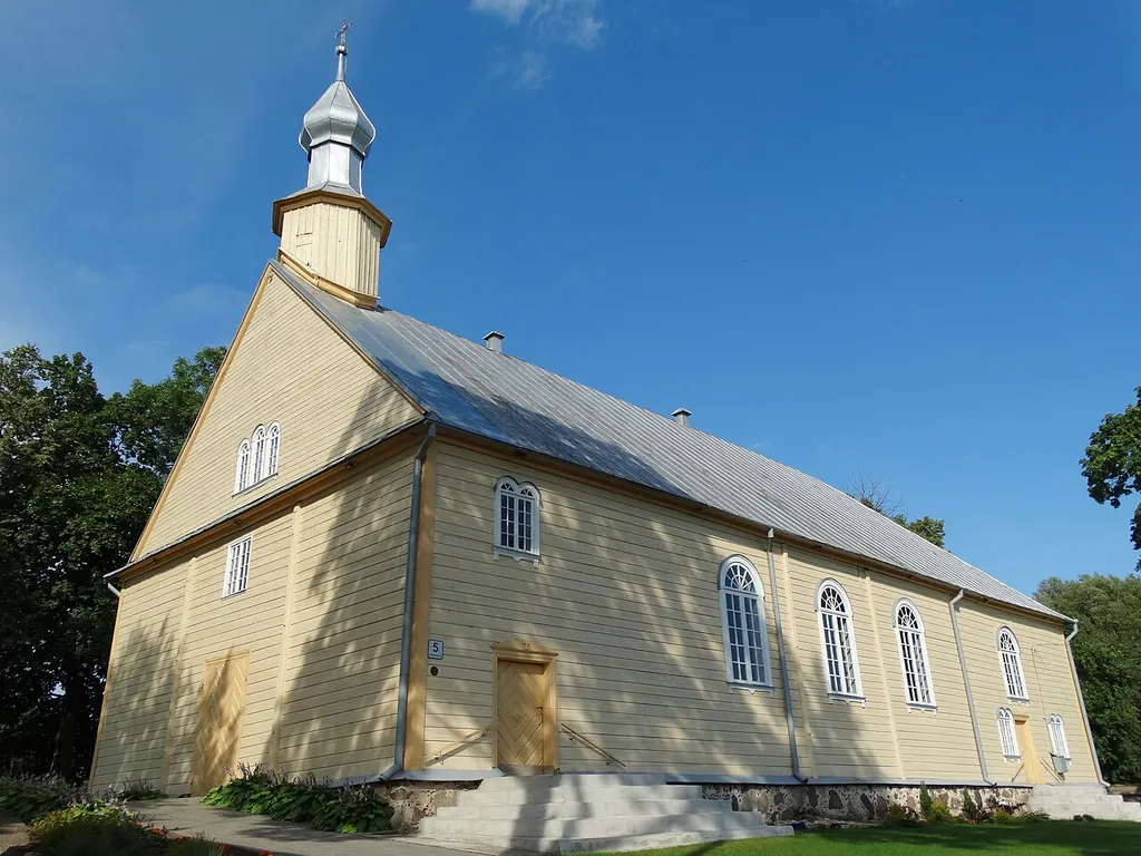 Church of Saint Lawrence in Stačiūnai, Pakruojis District, Lithuania