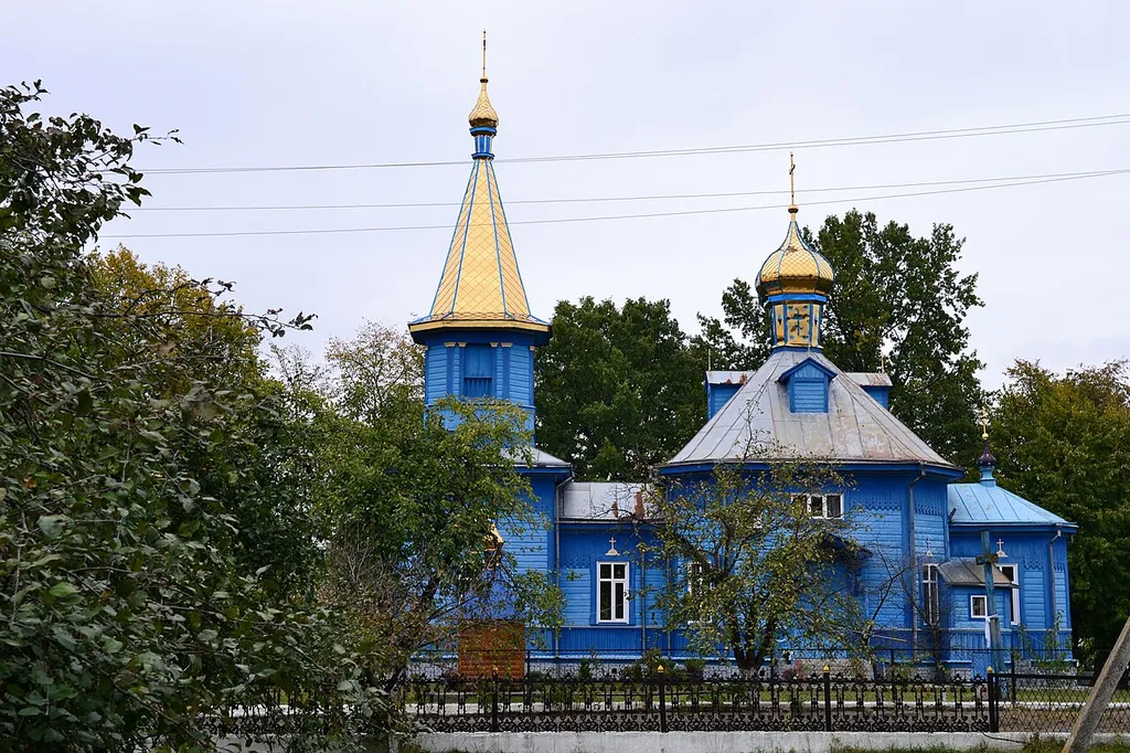 Церква Різдва Богородиці (дер.) (1902 рік) - вигляд з півдня - Сошичне (вул. Перемоги) Камінь-Каширський район Волинська область Україна