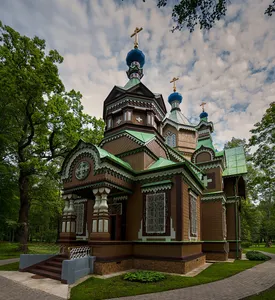Saints Peter and Paul Orthodox church in Ķemeri