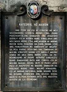 Cathedral of Maasin historical marker
