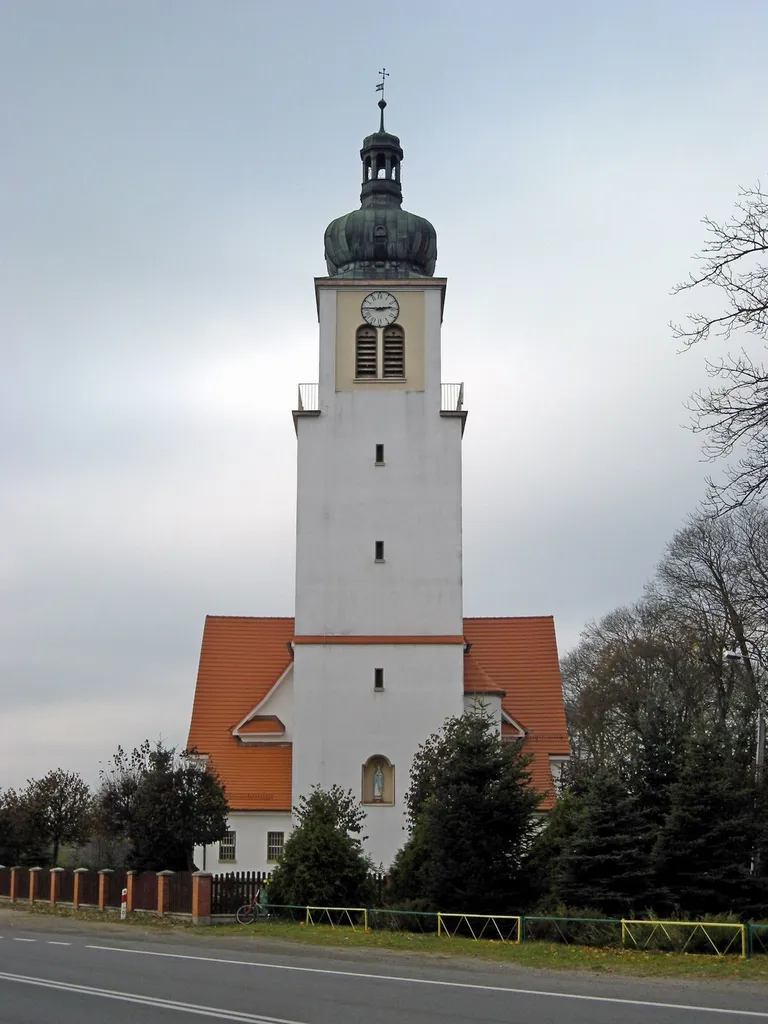 The church in Rytel, Poland.