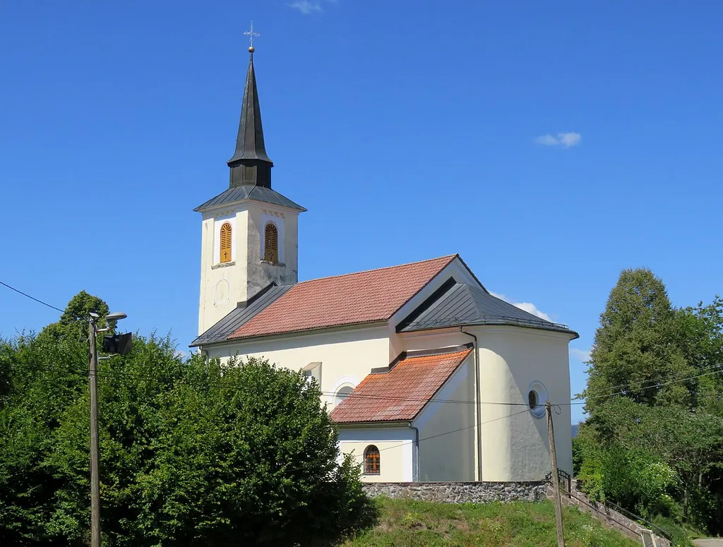 Saint Anthony's Church in Rdeči Kal, Municipality of Ivančna Gorica, Slovenia