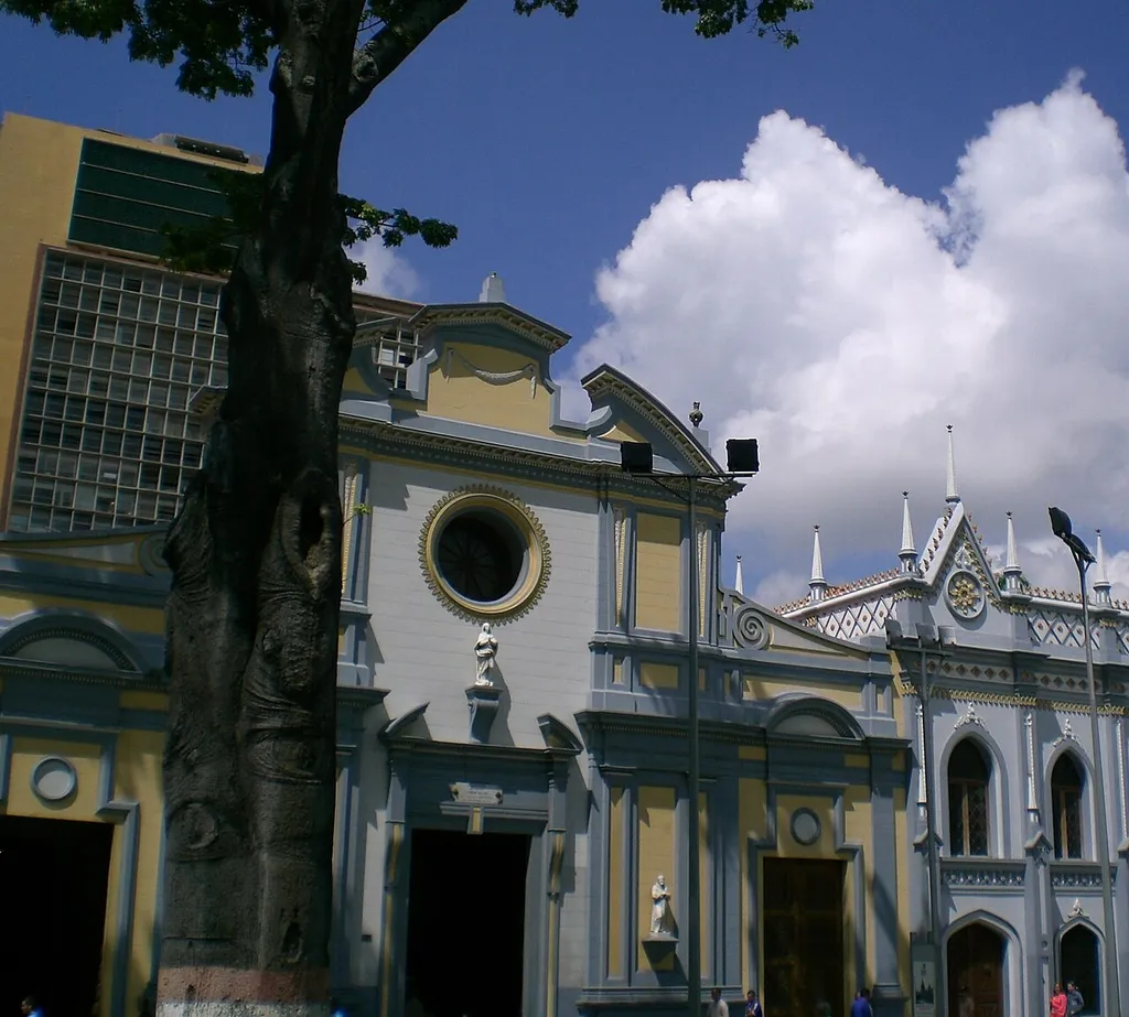 San Francisco Church and the legendary San Francisco Kapok (Ceiba de San Francisco)