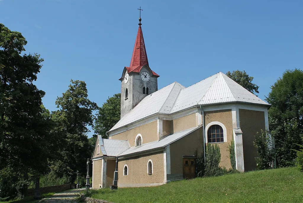 Kostel sv. Vavřince, Leskovec nad Moravicí, okres Bruntál