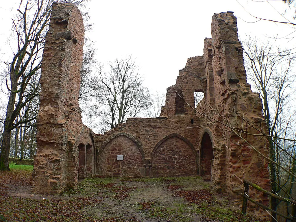 Burg Rauschenberg (Ruine) in Rauschenberg, Hessen, Deutschland