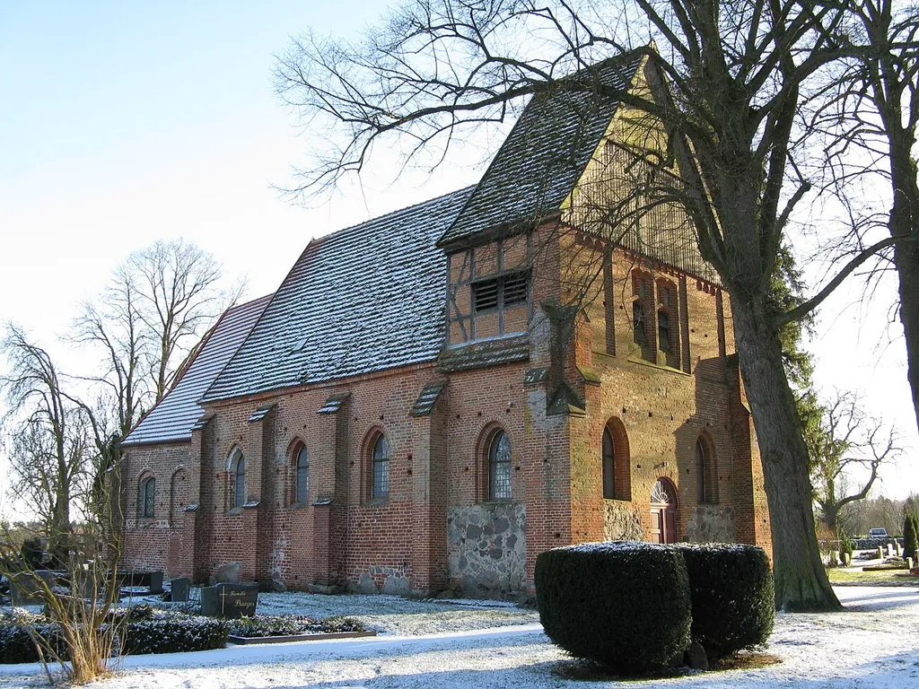 Church in Pokrent, Mecklenburg-Vorpommern, Germany