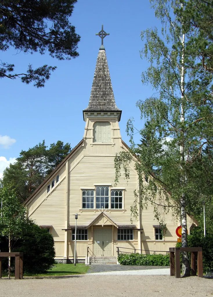 Church of Pyhäntä in Pyhäntä Municipality in Finland. Completed in 1909 and designed by architect W. A. Tötterström.