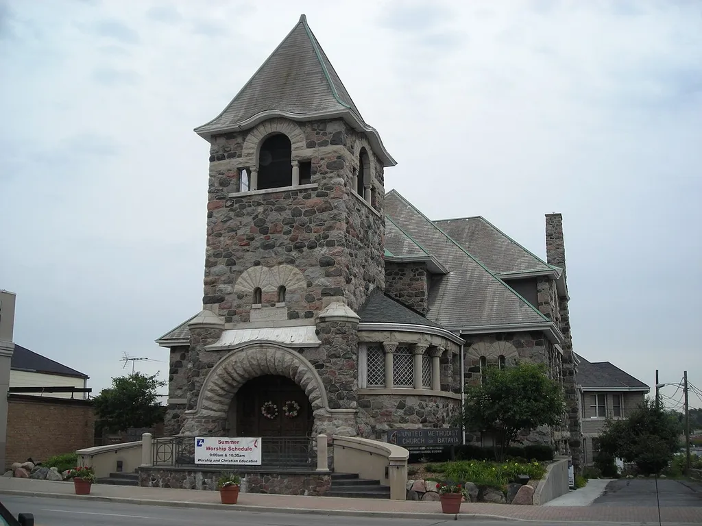 United Methodist Church of Batavia. Batavia, IL. National Register of Historic Places