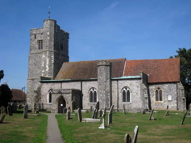 St John The Baptist's parish church, Bredgar, Kent, seen from the south