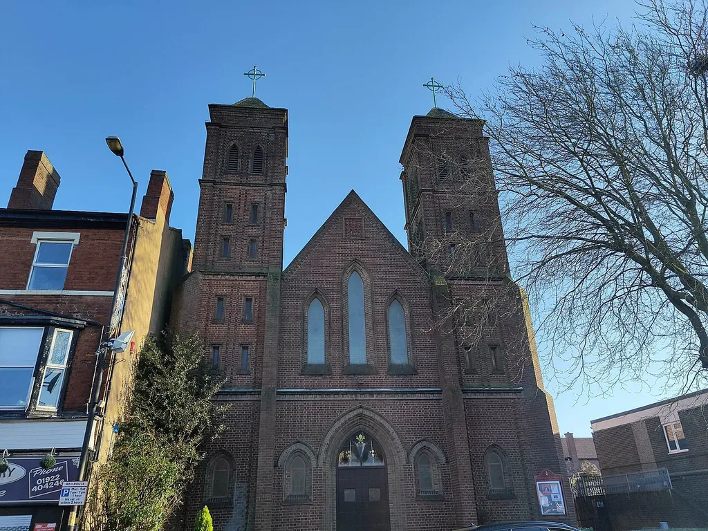 My own photo of the church on a visit to Bloxwich