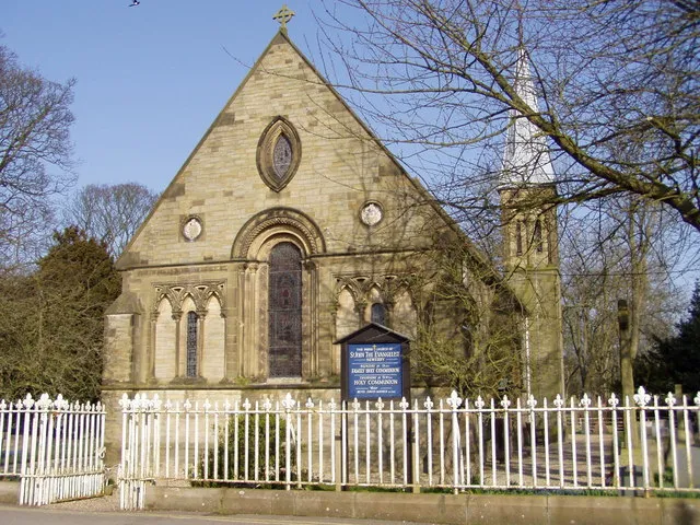 St John the Evangelist Parish Church, Sewerby, East Riding of Yorkshire, England.Still in use. Church Hall across the road.