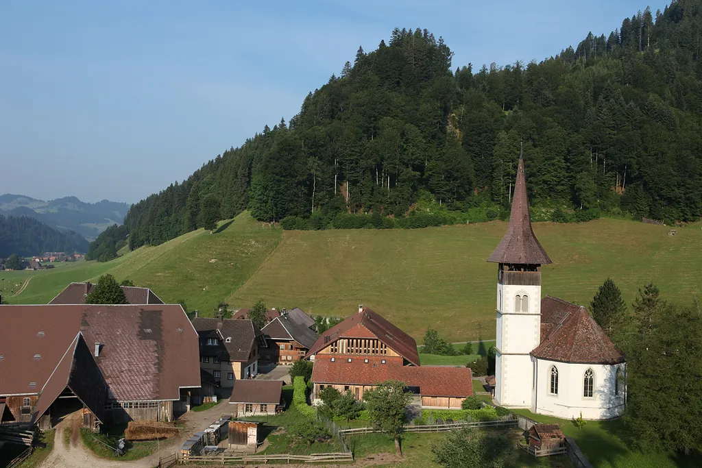 "Kloster" und Kirche von Trub