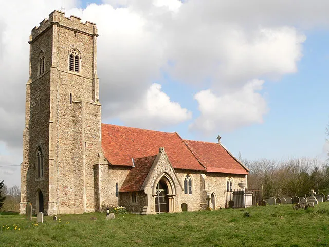 St Margaret, Shottisham Shottisham church is set back a little from the road on a small hillock. You can read more about the church at http://www.suffolkchurches.co.uk/shottisham.htm
