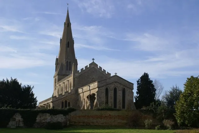 Alconbury St Peter &amp; St Paul Shot taken from the front grounds of Manor Farm