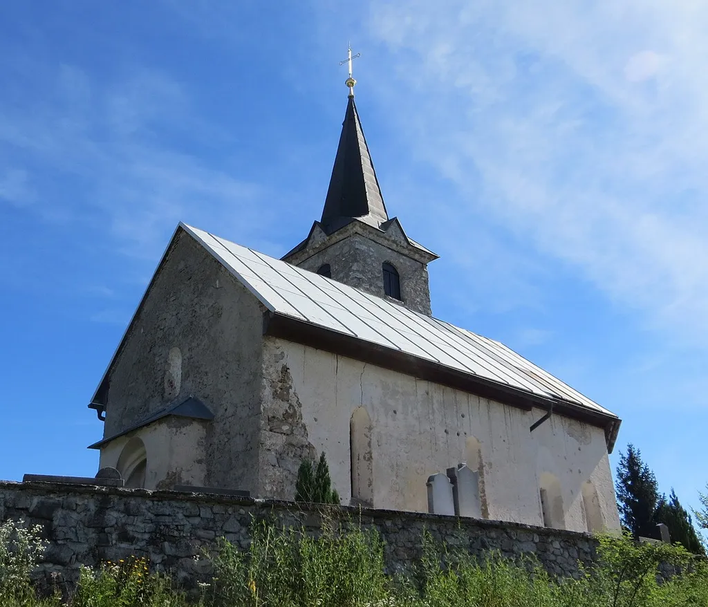 Saint Leonard's Church in Krvava Peč, Municipality of Velike Lašče, Slovenia