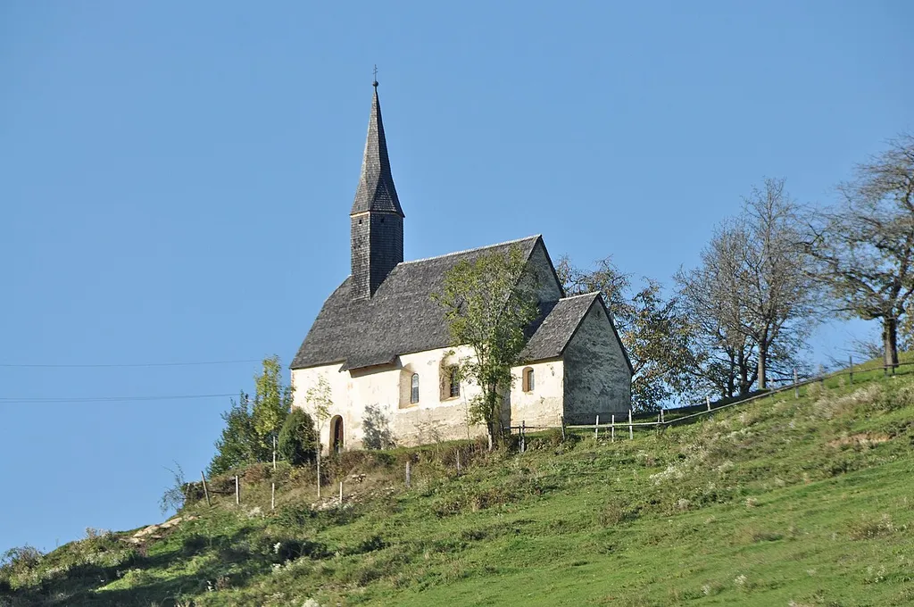 Subsidiary church Saint Lambertus in Haimburgerberg, municipality Diex, district Voelkermarkt, Carinthia, Austria, EU