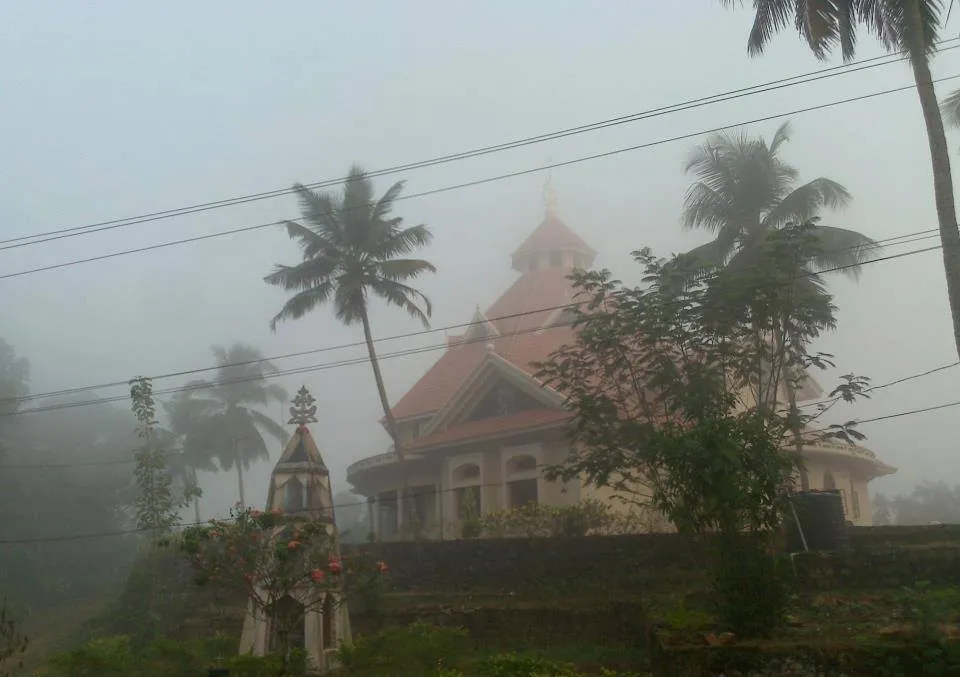 A winter day image of church