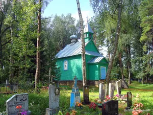 Saint George Orthodox church in Druja