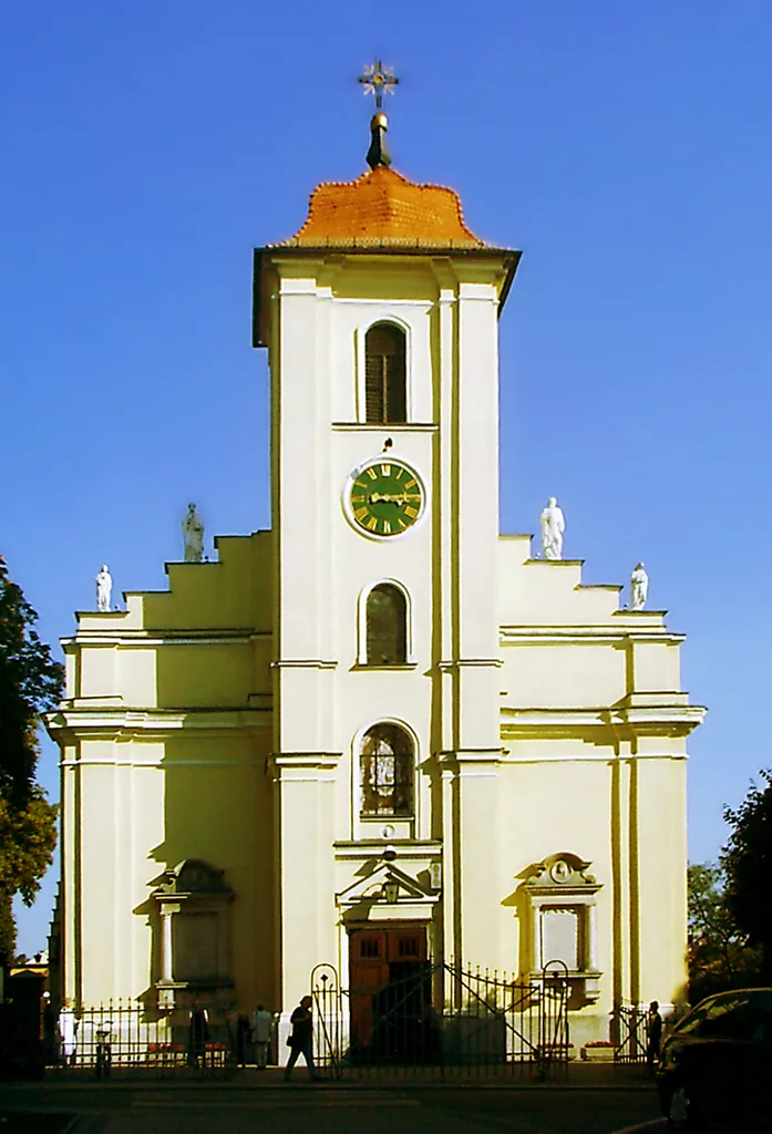 Pleszew, kościół par. p.w. Ścięcia św. Jana, pl. Kościelny, XIV, 1816, 1873