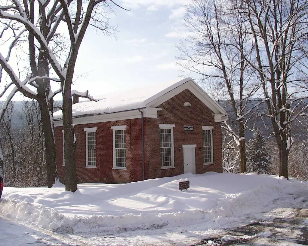 Zion Lutheran Church in Delaware Water Gap National Recreation Area, Pennsylvania, USA