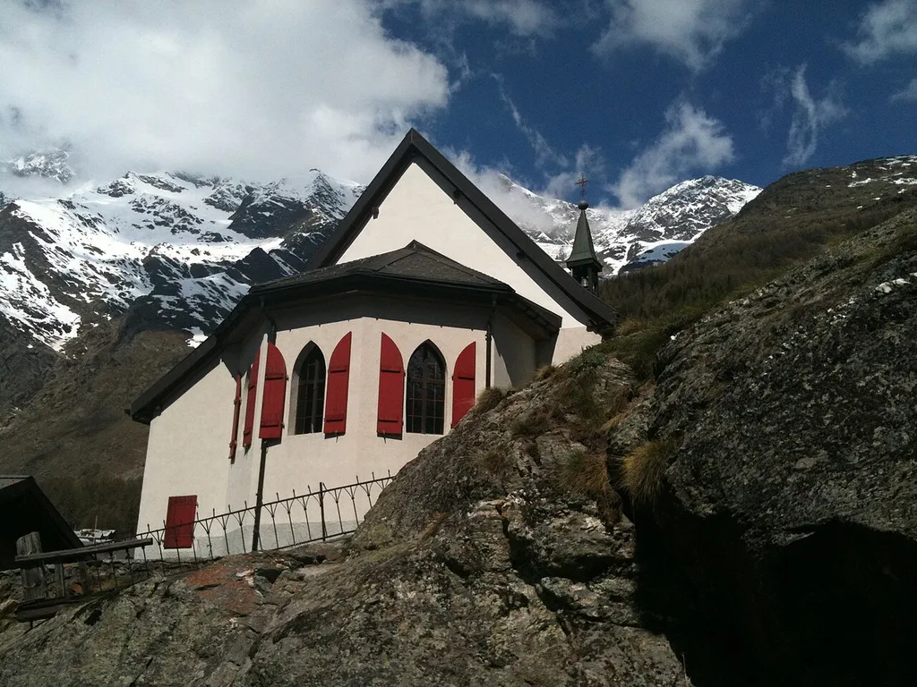reformierte Kirche Saas-Fee, Kanton Wallis