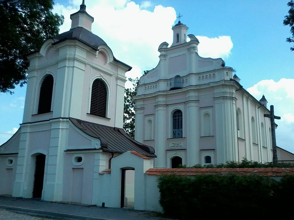 Baranów - kościół św. Jana Chrzciciela, lipiec 2014