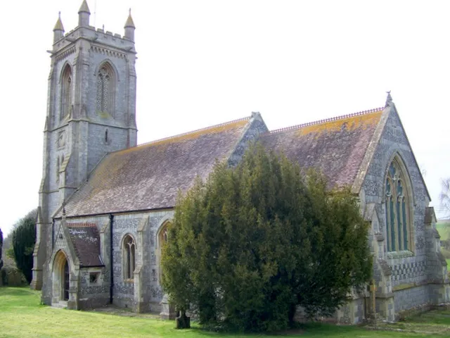 The Church of St Michael and All Angels, West Overton, Wiltshire, England